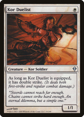 Kor Duelist [Zendikar] | Mindsight Gaming