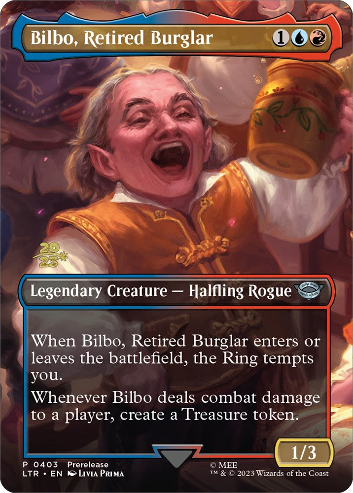 Bilbo, Retired Burglar [The Lord of the Rings: Tales of Middle-Earth Prerelease Promos] | Mindsight Gaming