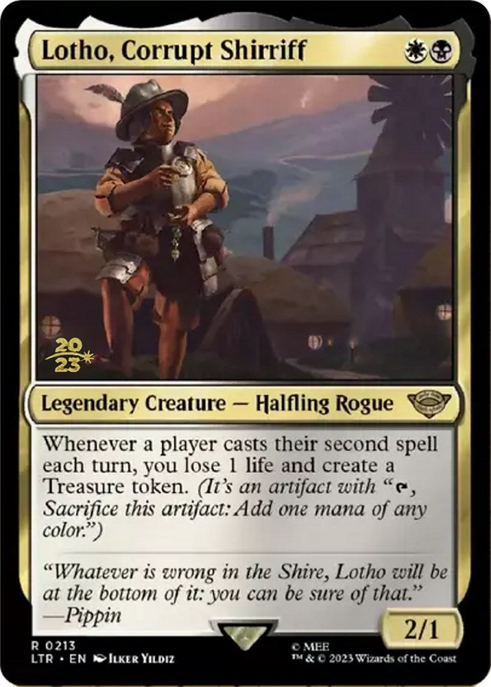 Lotho, Corrupt Shirriff [The Lord of the Rings: Tales of Middle-Earth Prerelease Promos] | Mindsight Gaming