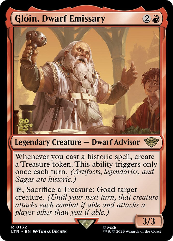 Gloin, Dwarf Emissary [The Lord of the Rings: Tales of Middle-Earth Prerelease Promos] | Mindsight Gaming