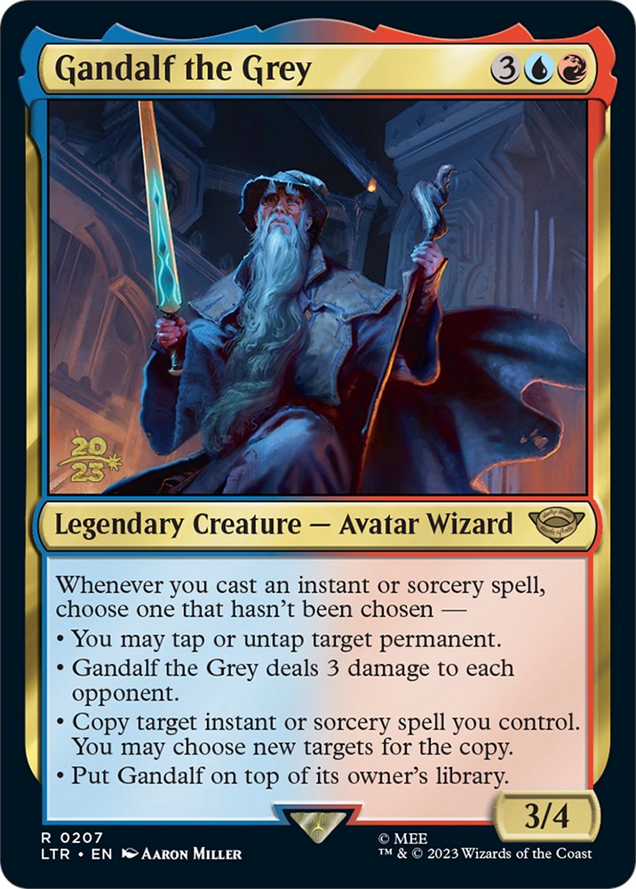 Gandalf the Grey [The Lord of the Rings: Tales of Middle-Earth Prerelease Promos] | Mindsight Gaming