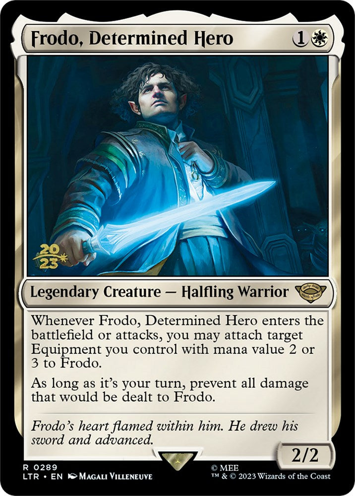 Frodo, Determined Hero [The Lord of the Rings: Tales of Middle-Earth Prerelease Promos] | Mindsight Gaming