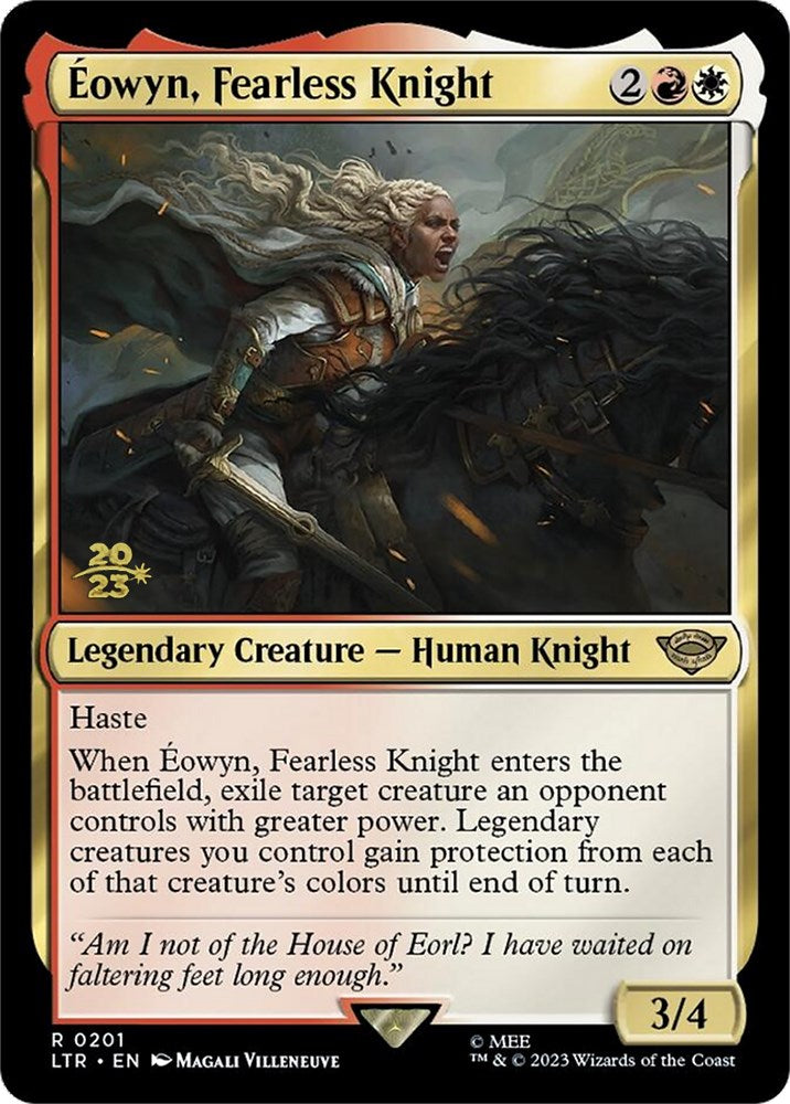 Eowyn, Fearless Knight [The Lord of the Rings: Tales of Middle-Earth Prerelease Promos] | Mindsight Gaming