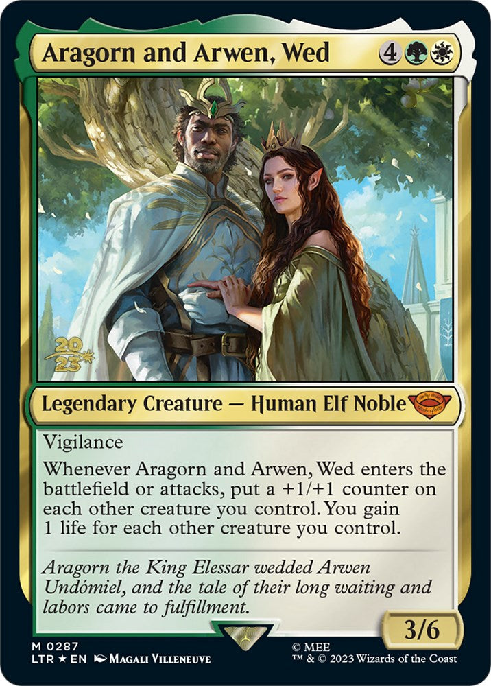 Aragorn and Arwen, Wed [The Lord of the Rings: Tales of Middle-Earth Prerelease Promos] | Mindsight Gaming