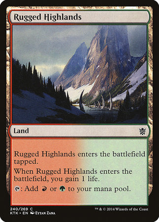 Rugged Highlands [Khans of Tarkir] | Mindsight Gaming