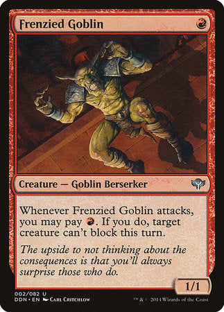 Frenzied Goblin [Duel Decks: Speed vs. Cunning] | Mindsight Gaming