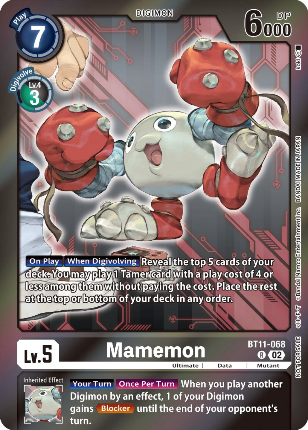 Mamemon [BT11-068] (Event Pack 5) [Dimensional Phase Promos] | Mindsight Gaming