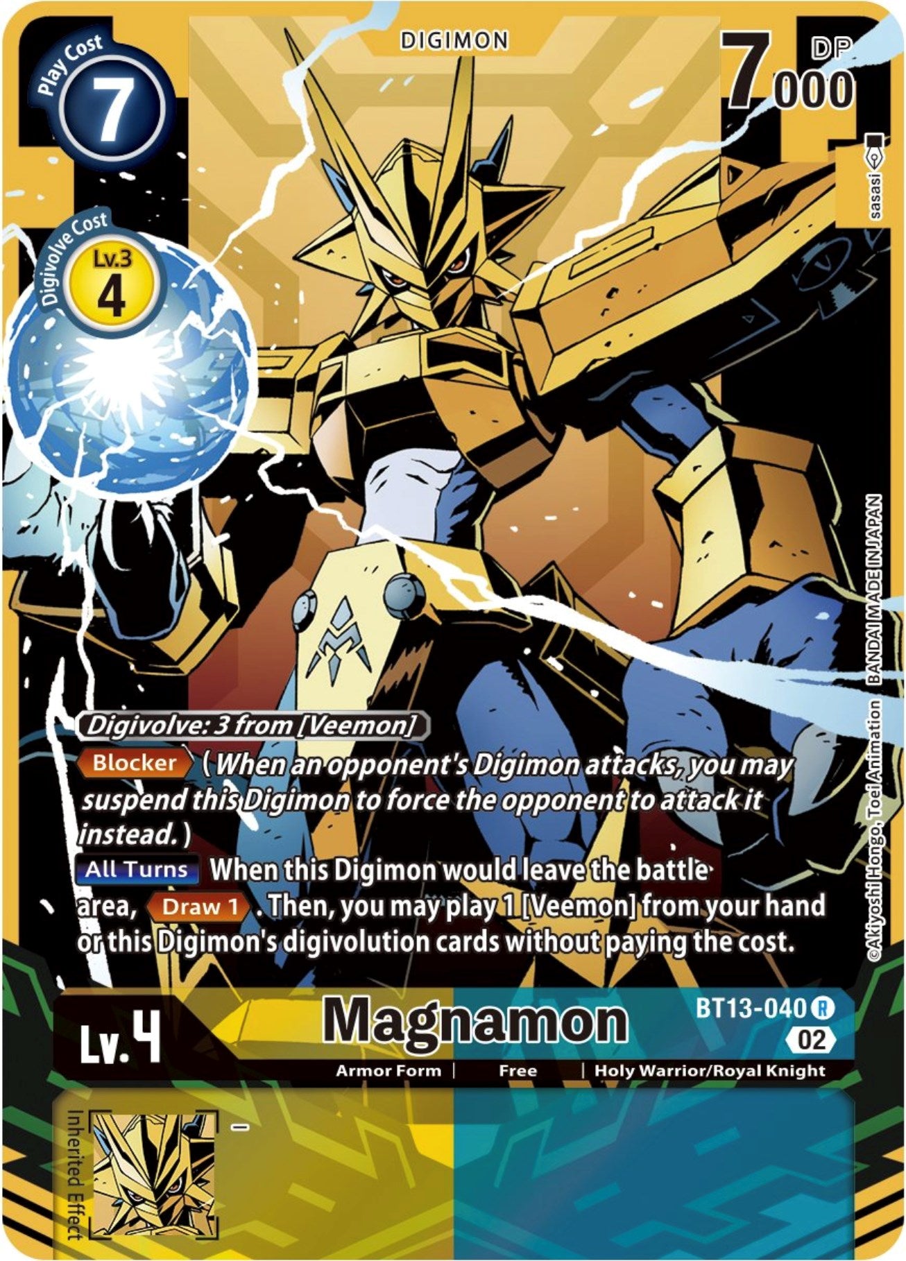 Magnamon [BT13-040] (Alternate Art) [Versus Royal Knights Booster] | Mindsight Gaming