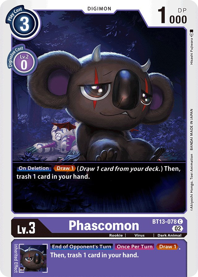 Phascomon [BT13-078] [Versus Royal Knights Booster] | Mindsight Gaming