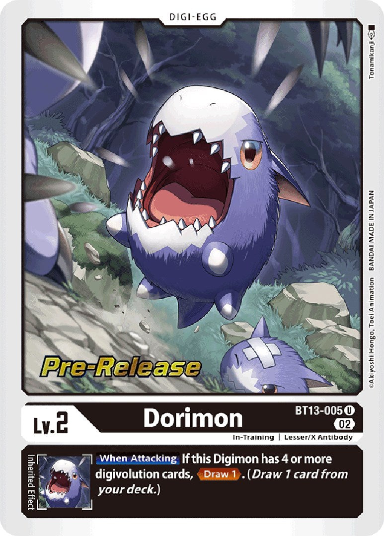 Dorimon [BT13-005] [Versus Royal Knight Booster Pre-Release Cards] | Mindsight Gaming