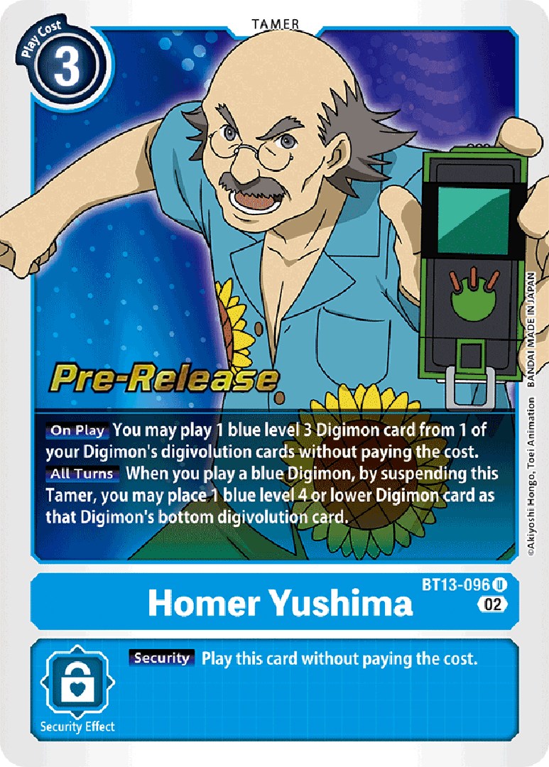 Homer Yushima [BT13-096] [Versus Royal Knight Booster Pre-Release Cards] | Mindsight Gaming