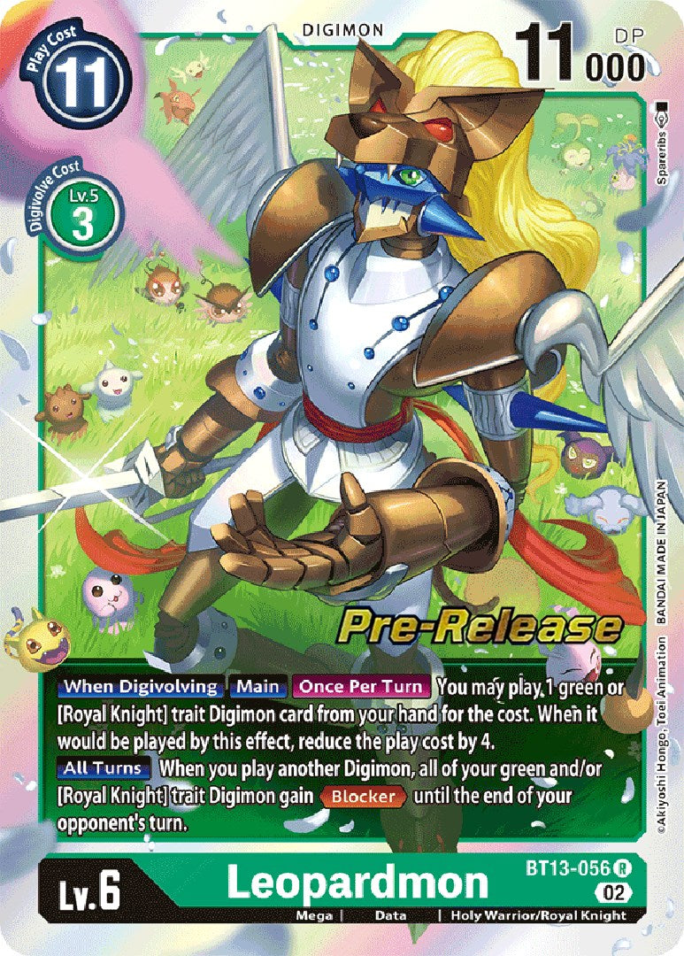 Leopardmon [BT13-056] [Versus Royal Knight Booster Pre-Release Cards] | Mindsight Gaming