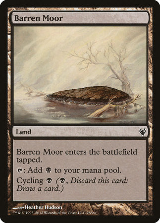 Barren Moor [Duel Decks: Izzet vs. Golgari] | Mindsight Gaming