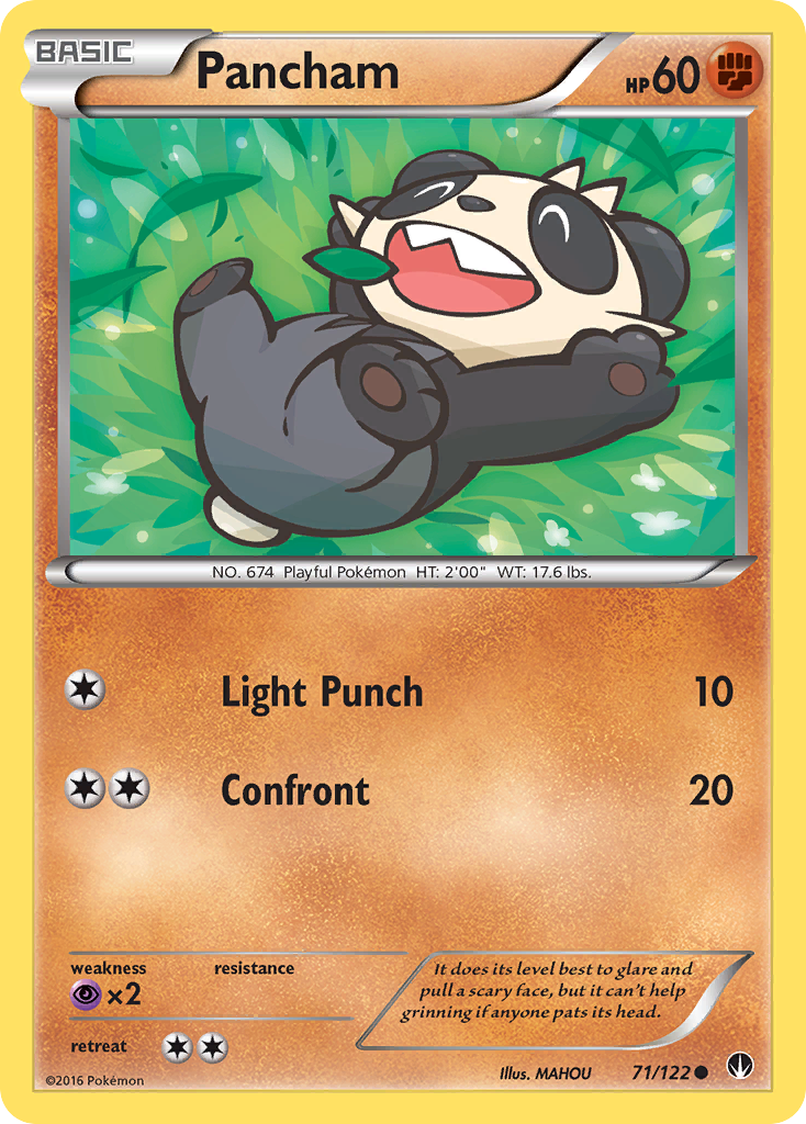 Pancham (71/122) [XY: BREAKpoint] | Mindsight Gaming