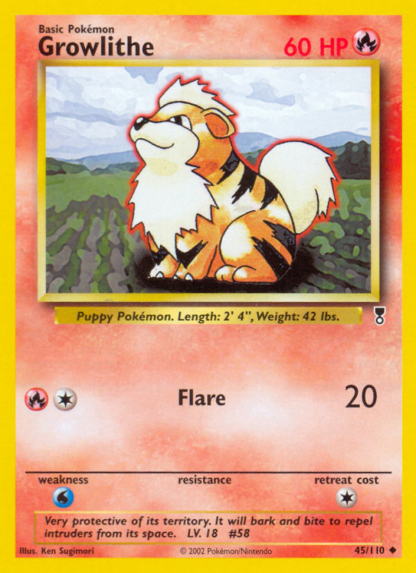 Growlithe (45/110) [Legendary Collection] | Mindsight Gaming