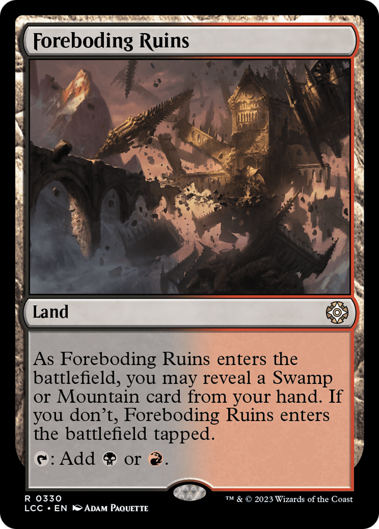 Foreboding Ruins [The Lost Caverns of Ixalan Commander] | Mindsight Gaming