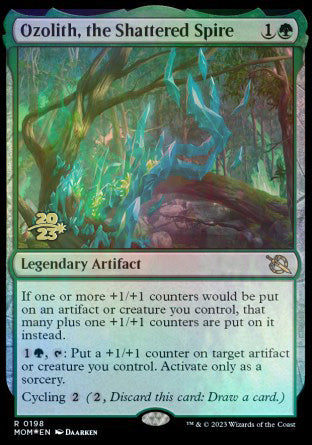 Ozolith, the Shattered Spire [March of the Machine Prerelease Promos] | Mindsight Gaming