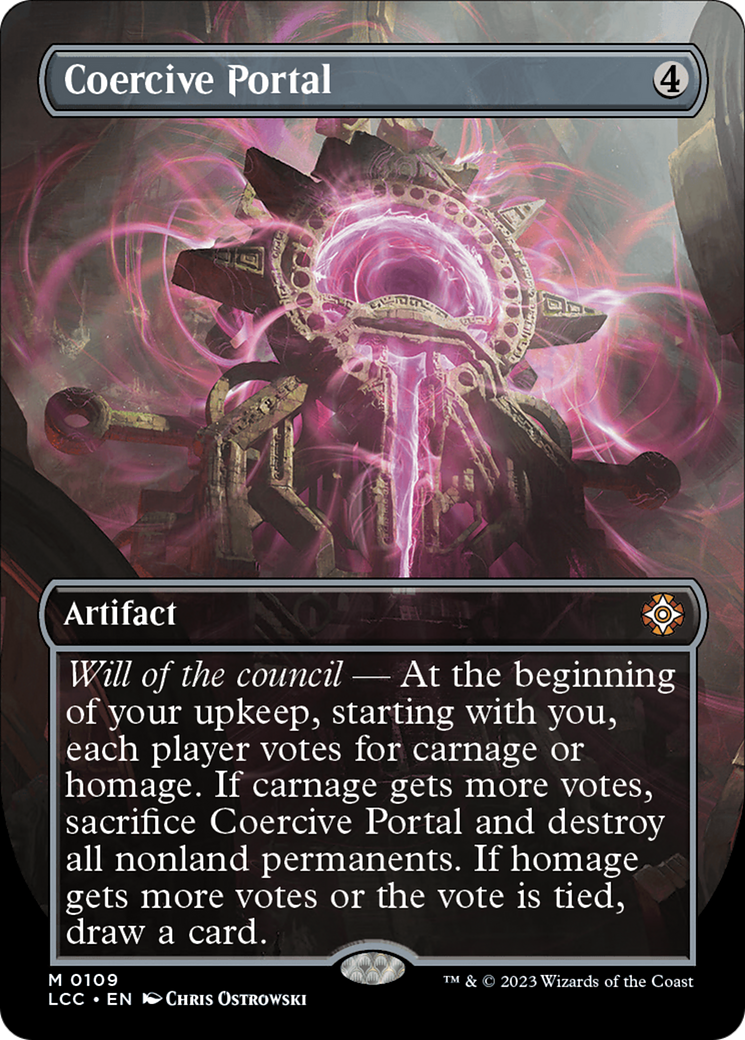 Coercive Portal (Borderless) [The Lost Caverns of Ixalan Commander] | Mindsight Gaming