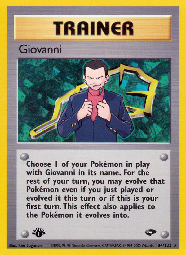 Giovanni (104/132) [Gym Challenge 1st Edition] | Mindsight Gaming