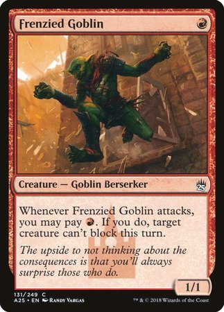 Frenzied Goblin [Masters 25] | Mindsight Gaming