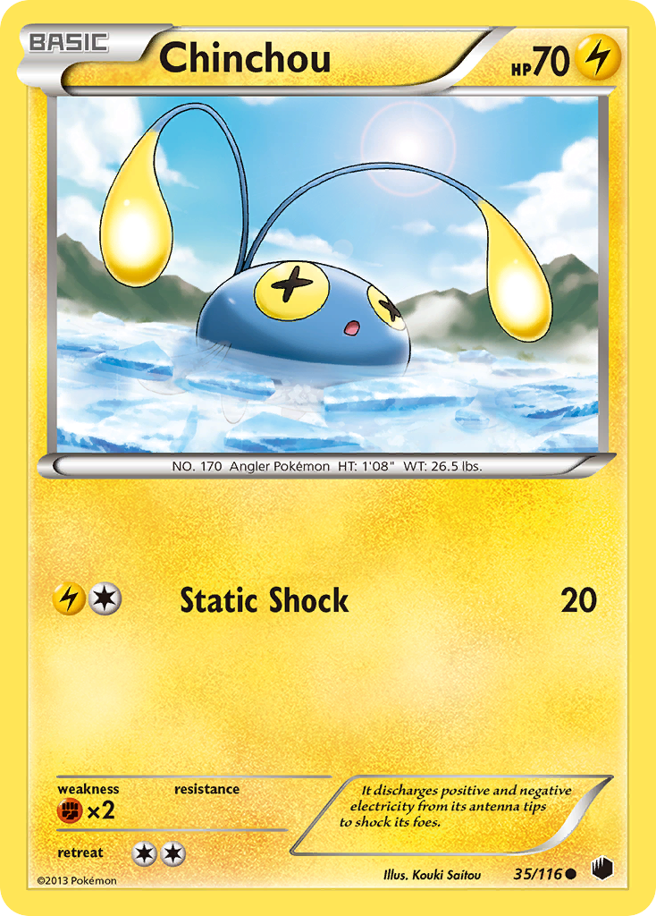 Chinchou (35/116) [Black & White: Plasma Freeze] | Mindsight Gaming