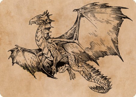 Ancient Bronze Dragon Art Card (58) [Commander Legends: Battle for Baldur's Gate Art Series] | Mindsight Gaming
