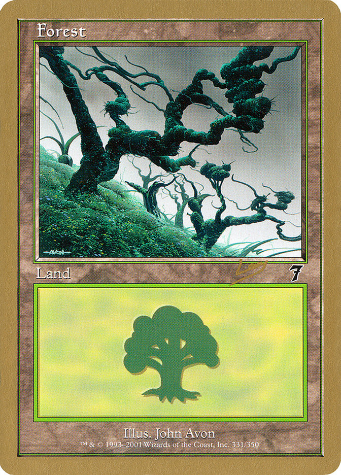 Forest (rl331) (Raphael Levy) [World Championship Decks 2002] | Mindsight Gaming