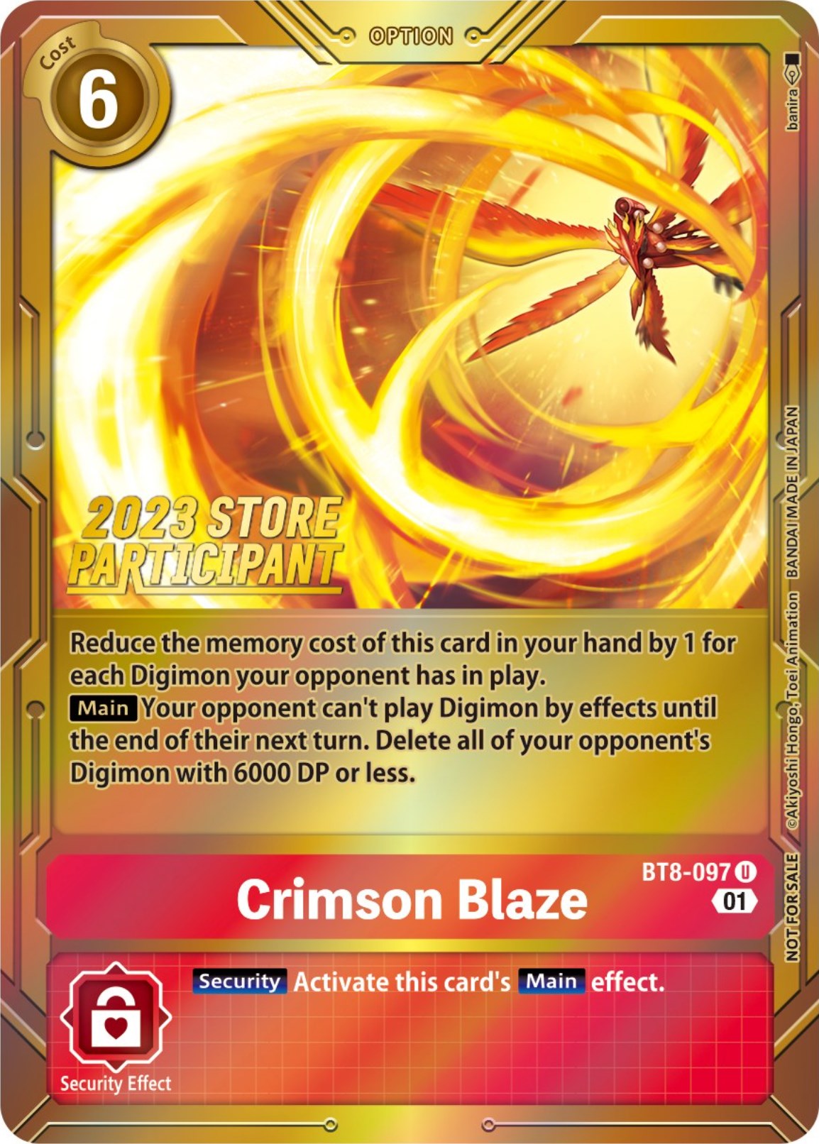 Crimson Blaze (2023 Store Participant) [New Awakening] | Mindsight Gaming
