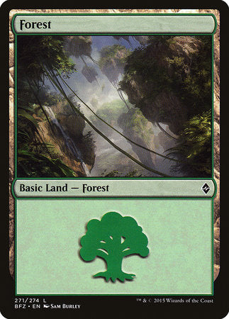 Forest (271) [Battle for Zendikar] | Mindsight Gaming