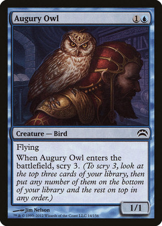 Augury Owl [Planechase 2012] | Mindsight Gaming