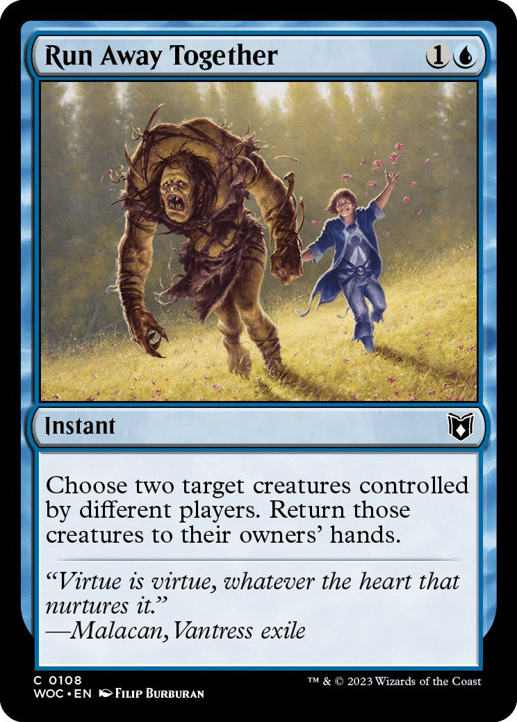 Run Away Together [Wilds of Eldraine Commander] | Mindsight Gaming