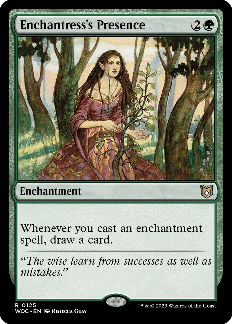 Enchantress's Presence [Wilds of Eldraine Commander] | Mindsight Gaming