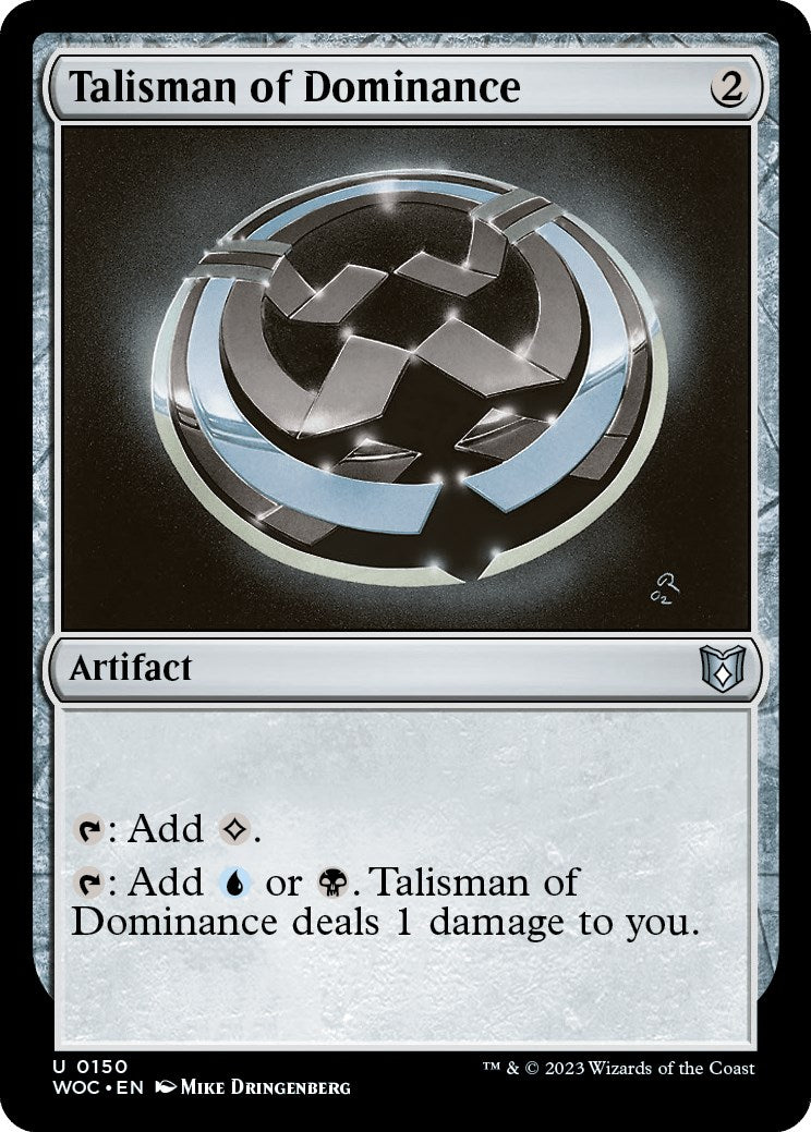 Talisman of Dominance [Wilds of Eldraine Commander] | Mindsight Gaming