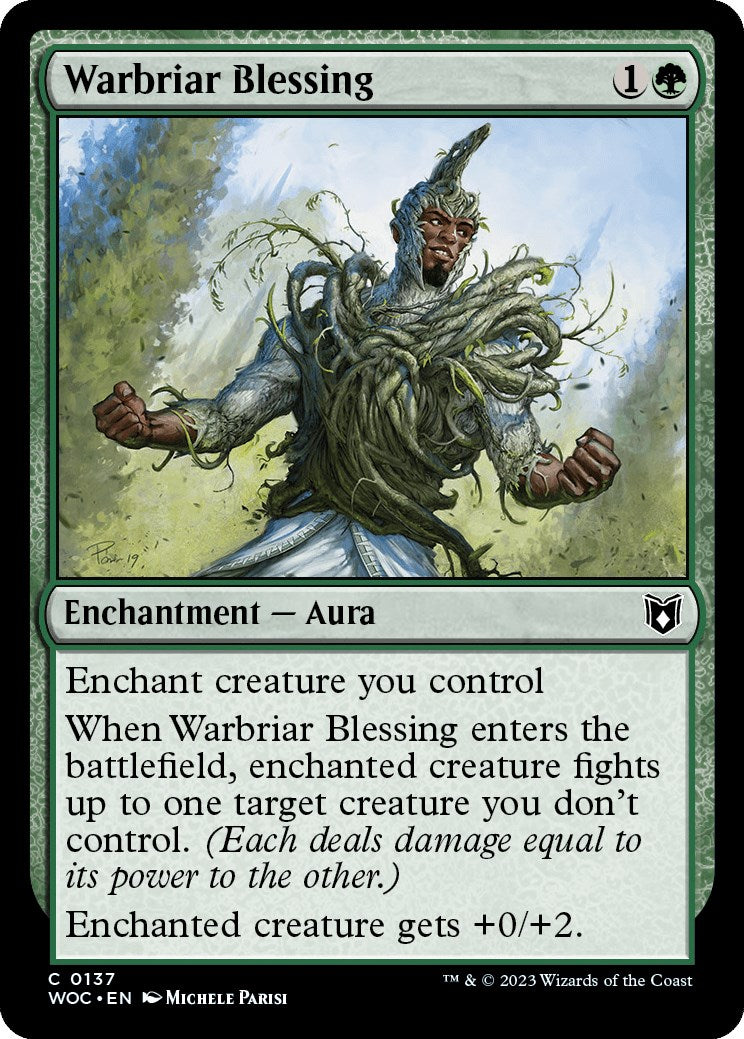 Warbriar Blessing [Wilds of Eldraine Commander] | Mindsight Gaming