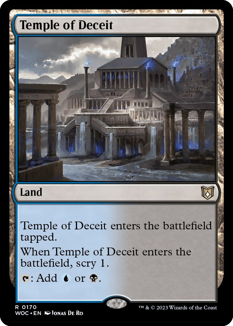 Temple of Deceit [Wilds of Eldraine Commander] | Mindsight Gaming