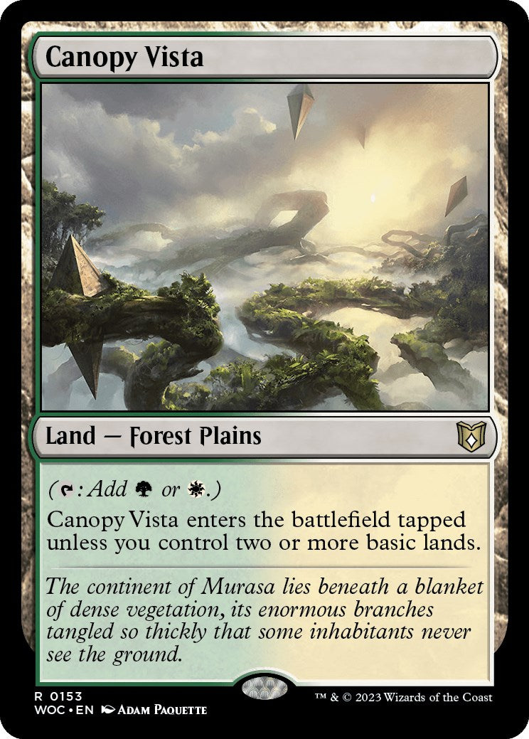 Canopy Vista [Wilds of Eldraine Commander] | Mindsight Gaming