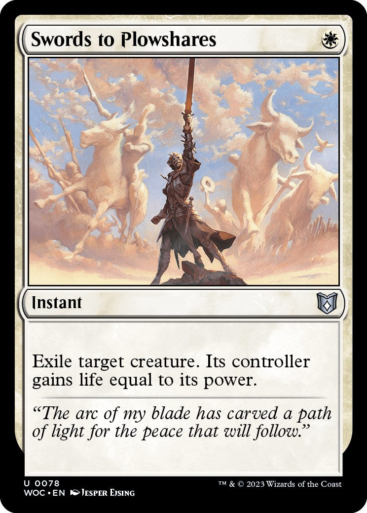 Swords to Plowshares [Wilds of Eldraine Commander] | Mindsight Gaming