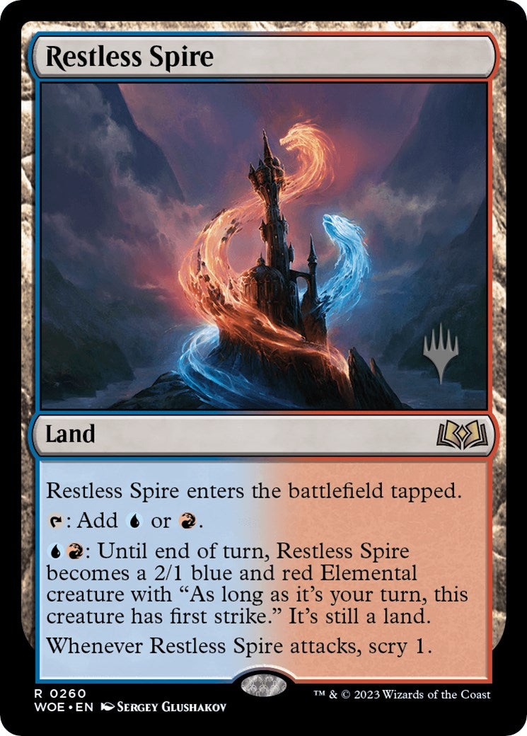 Restless Spire (Promo Pack) [Wilds of Eldraine Promos] | Mindsight Gaming