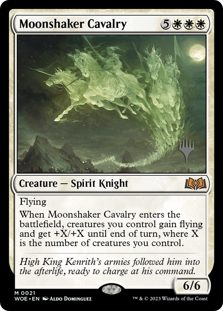 Moonshaker Cavalry (Promo Pack) [Wilds of Eldraine Promos] | Mindsight Gaming