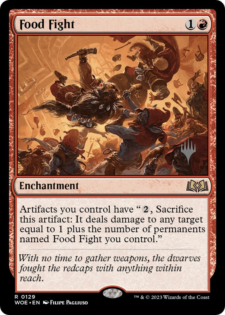 Food Fight (Promo Pack) [Wilds of Eldraine Promos] | Mindsight Gaming