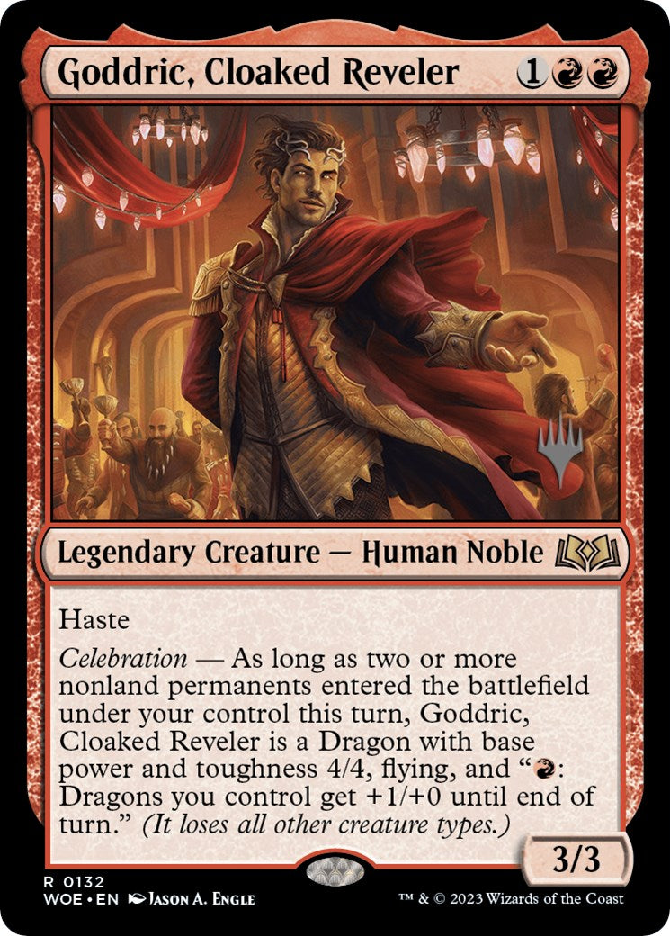 Goddric, Cloaked Reveler (Promo Pack) [Wilds of Eldraine Promos] | Mindsight Gaming