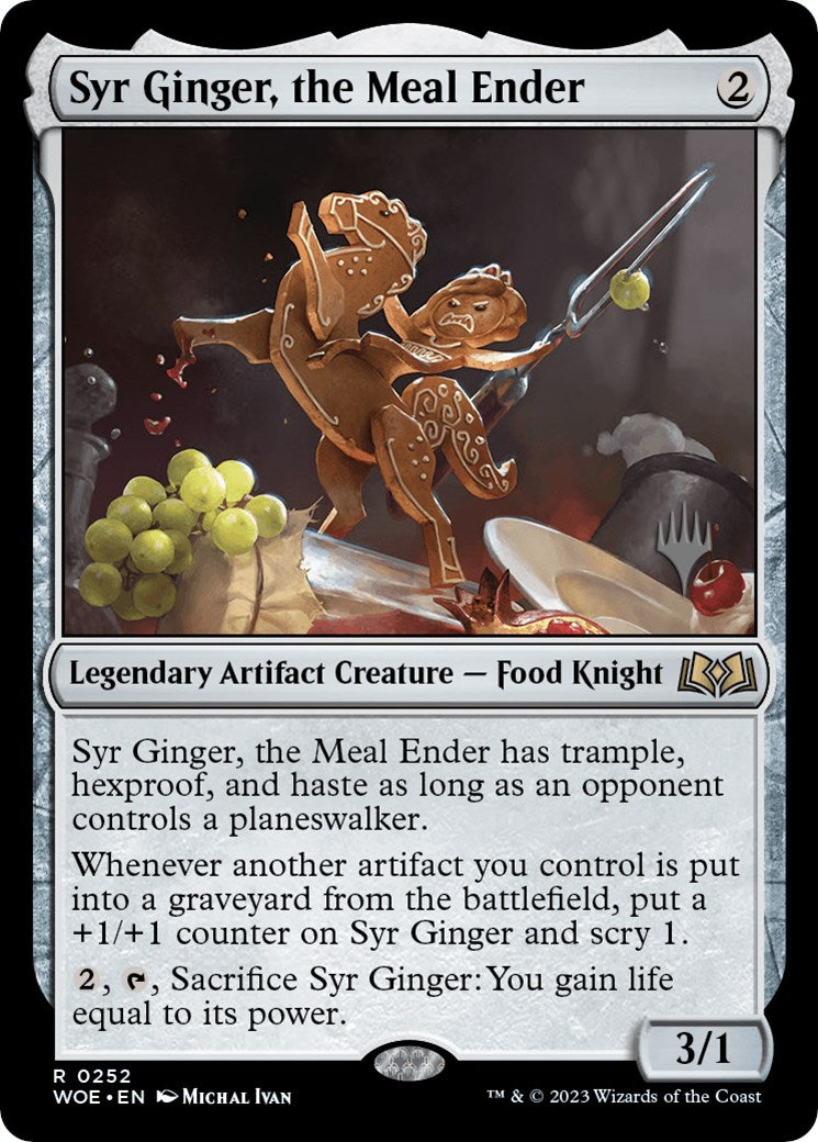 Syr Ginger, the Meal Ender (Promo Pack) [Wilds of Eldraine Promos] | Mindsight Gaming