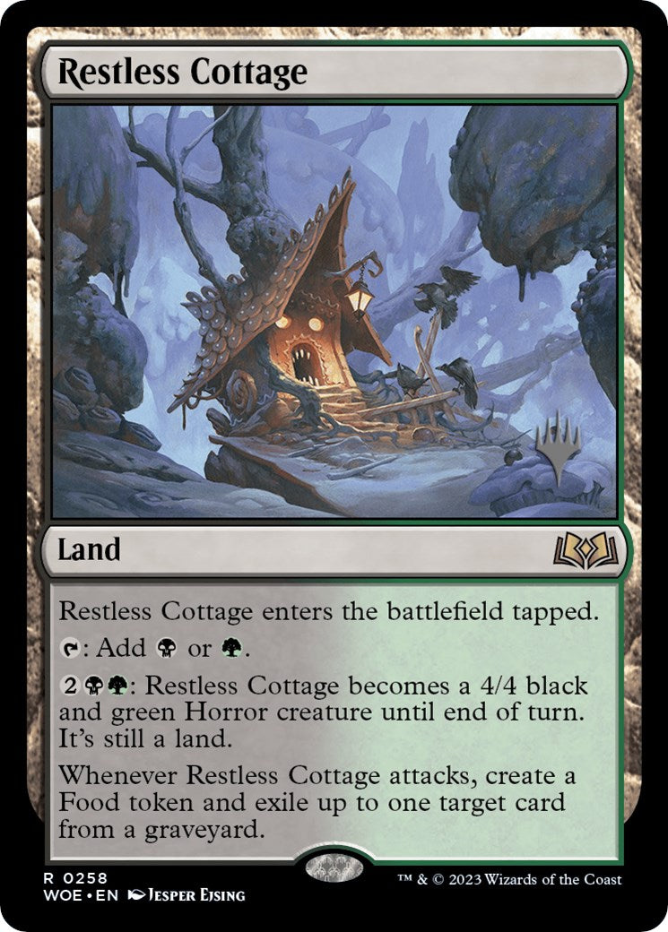 Restless Cottage (Promo Pack) [Wilds of Eldraine Promos] | Mindsight Gaming