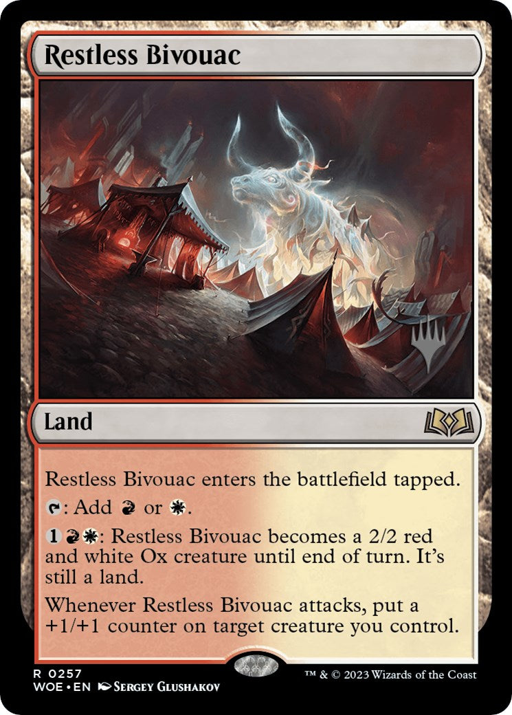 Restless Bivouac (Promo Pack) [Wilds of Eldraine Promos] | Mindsight Gaming