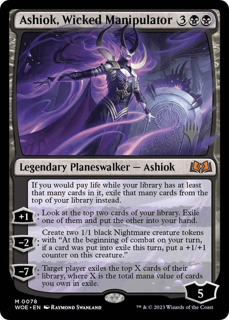 Ashiok, Wicked Manipulator (Promo Pack) [Wilds of Eldraine Promos] | Mindsight Gaming