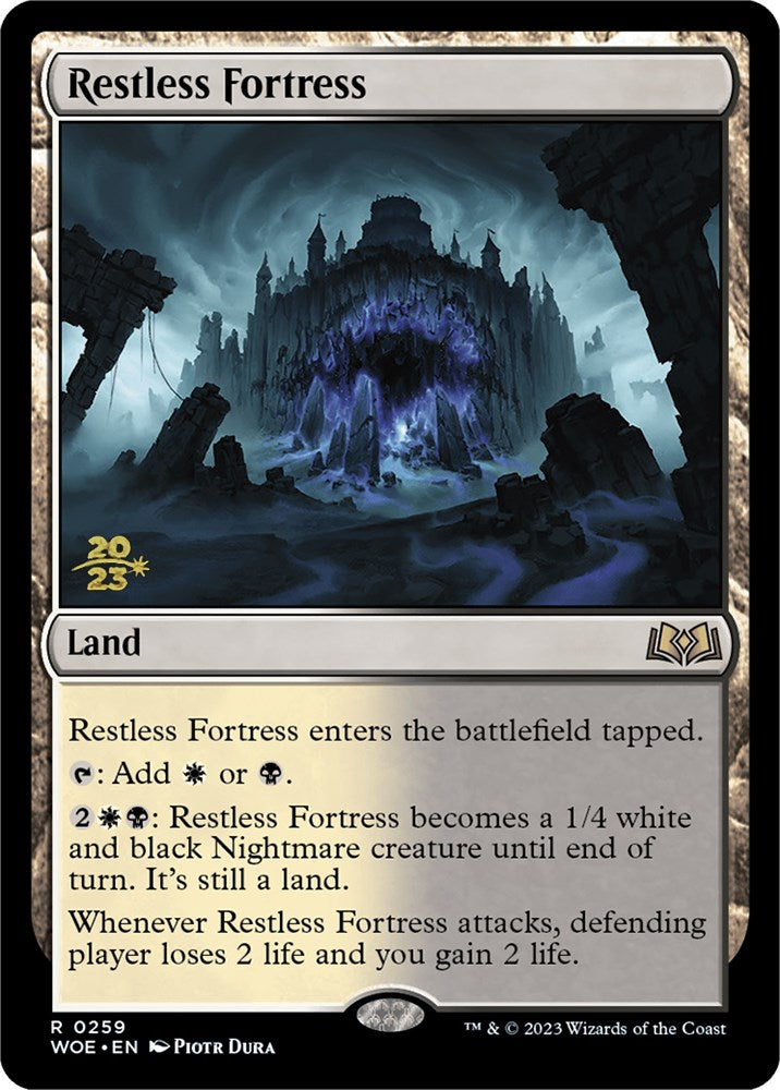 Restless Fortress [Wilds of Eldraine Prerelease Promos] | Mindsight Gaming