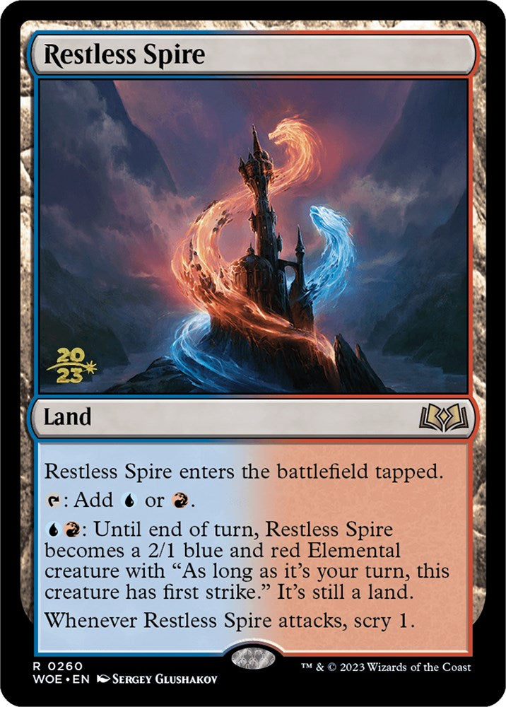 Restless Spire [Wilds of Eldraine Prerelease Promos] | Mindsight Gaming