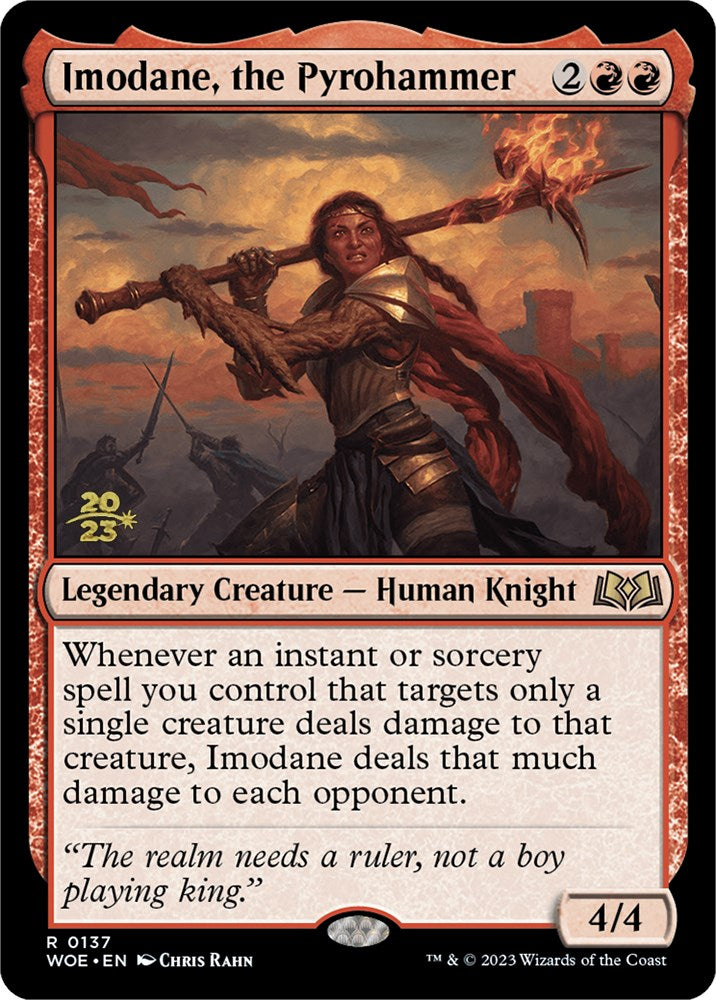 Imodane, the Pyrohammer [Wilds of Eldraine Prerelease Promos] | Mindsight Gaming