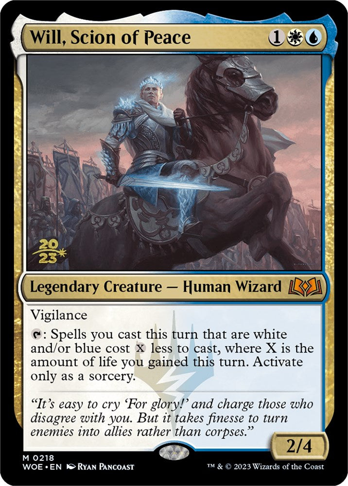 Will, Scion of Peace [Wilds of Eldraine Prerelease Promos] | Mindsight Gaming