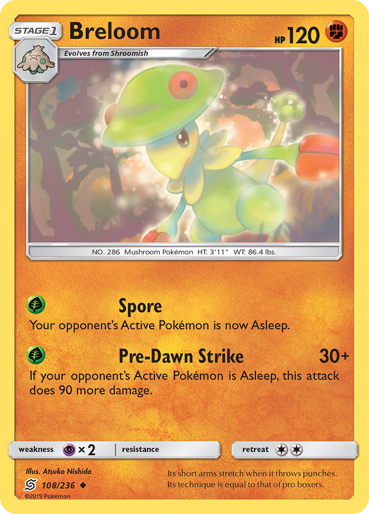 Breloom (108/236) [Sun & Moon: Unified Minds] | Mindsight Gaming